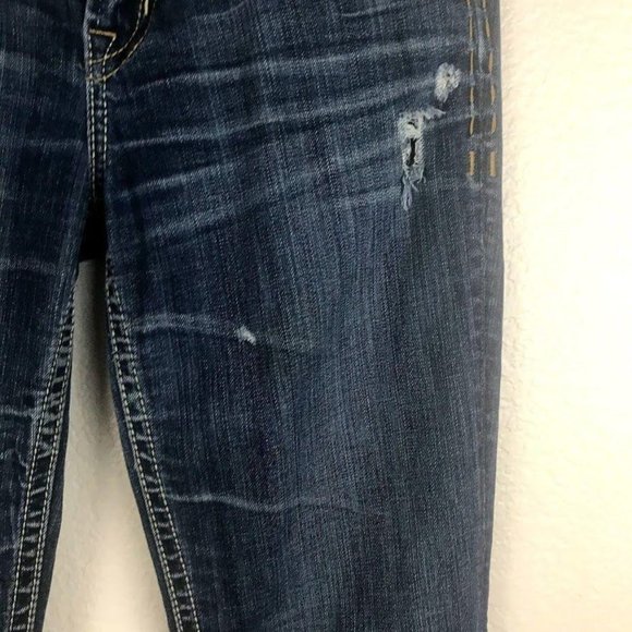 Mek Denim Distressed Bootcut Jeans - Picture 3 of 8